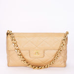 Chanel Bag Metallic Beige Caviar BGHW