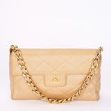 Chanel Bag Metallic Beige Caviar BGHW