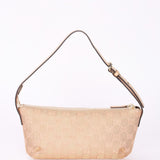 Gucci Monogram Shoulder Bag Pink and Gold Metallic