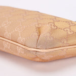 Gucci Monogram Shoulder Bag Pink and Gold Metallic