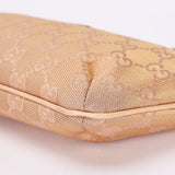 Gucci Monogram Shoulder Bag Pink and Gold Metallic