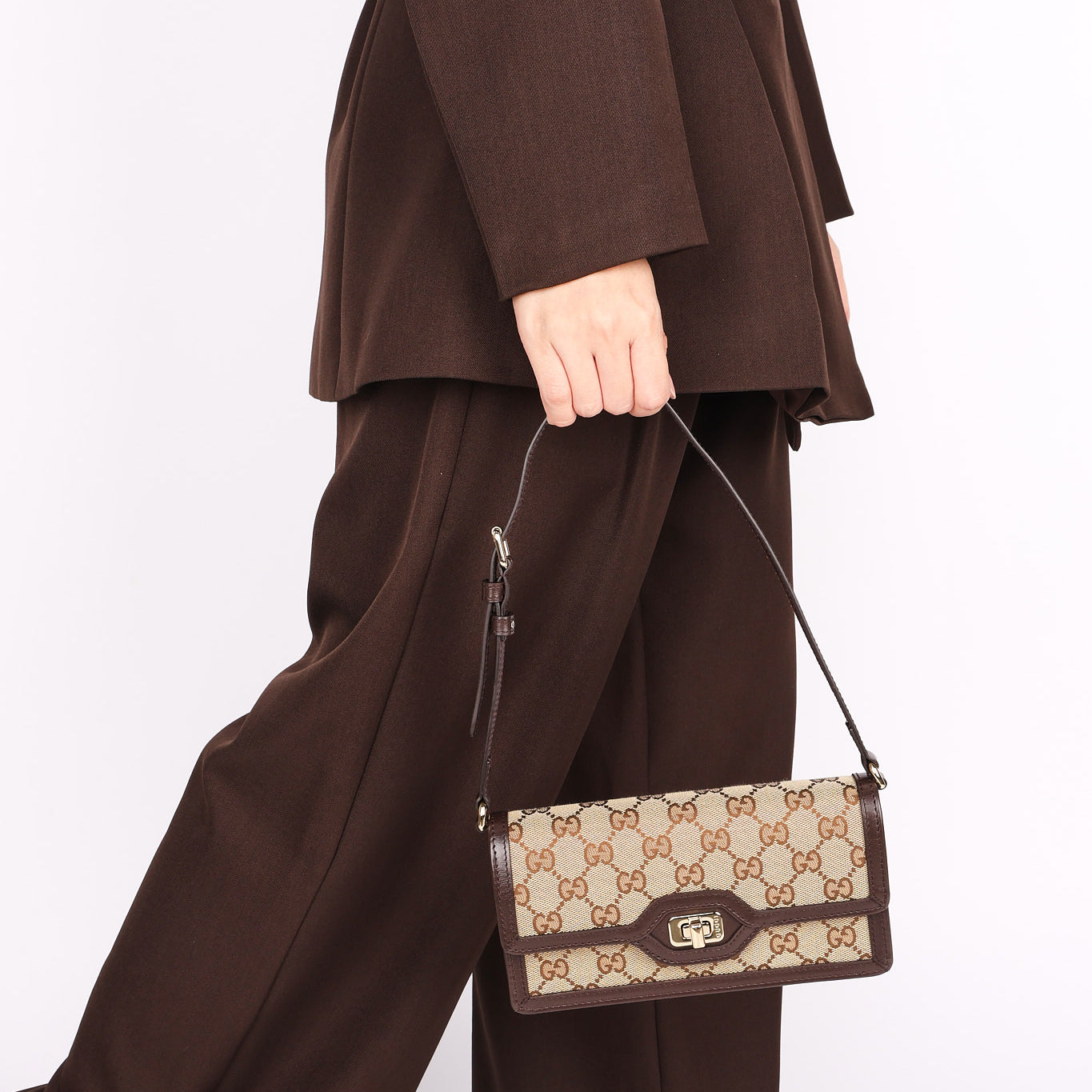 Gucci Monogram Turnlock Shoulder Bag