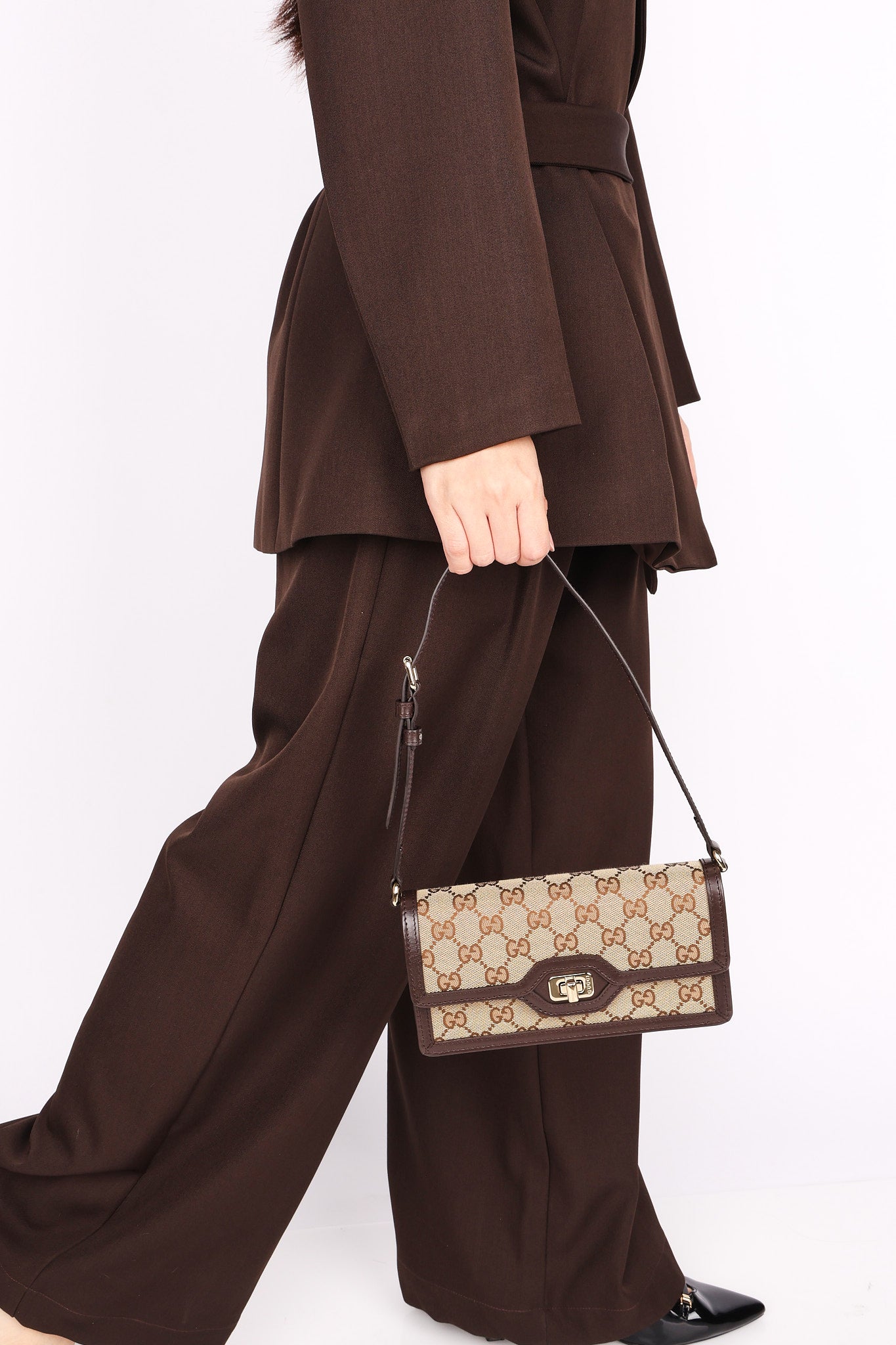 Gucci Monogram Turnlock Shoulder Bag