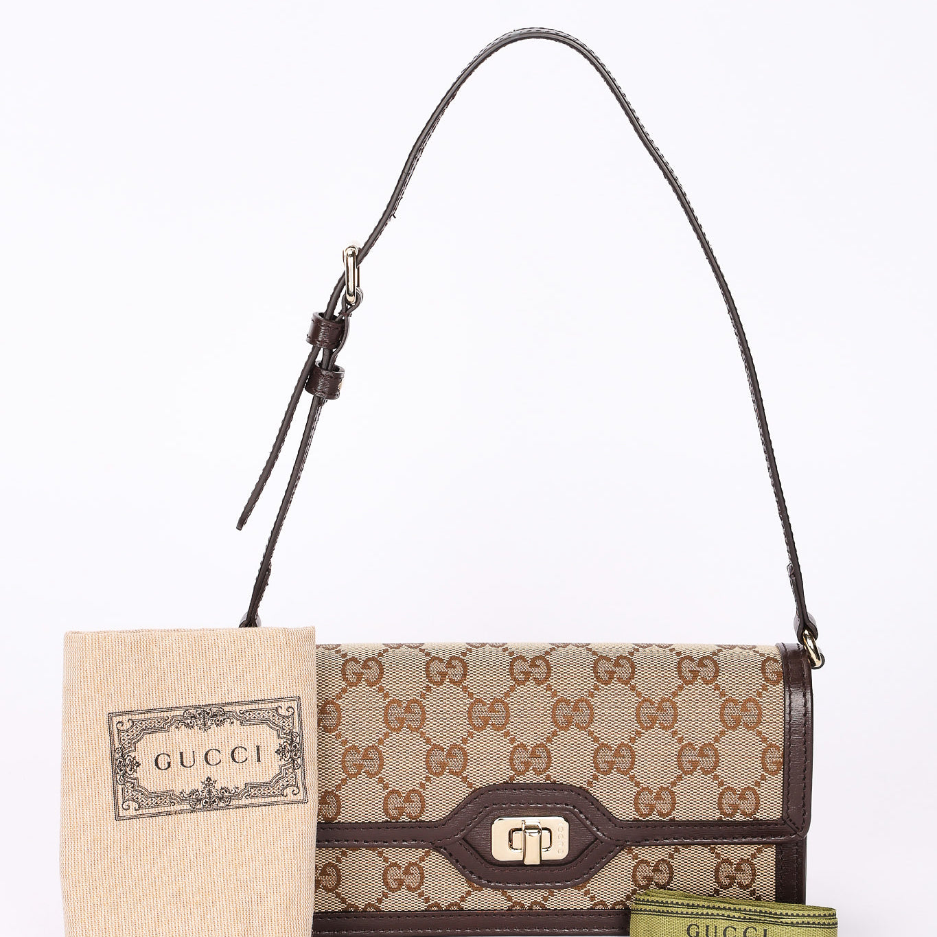 Gucci Monogram Turnlock Shoulder Bag