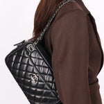 Chanel Bag Black Calfskin SHW