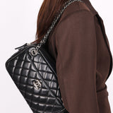 Chanel Bag Black Calfskin SHW