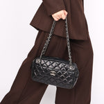 Chanel Bag Black Calfskin SHW