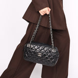 Chanel Bag Black Calfskin SHW