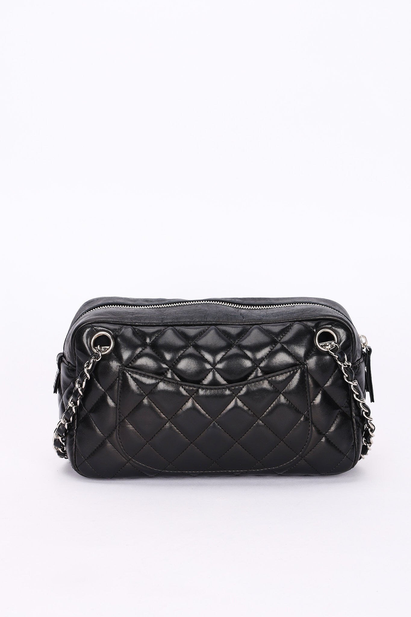 Chanel Bag Black Calfskin SHW