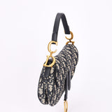 Christian Dior Mini Trotter Saddle Bag with Guitar Strap