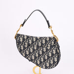 Christian Dior Mini Trotter Saddle Bag with Guitar Strap