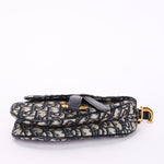 Christian Dior Mini Trotter Saddle Bag with Guitar Strap