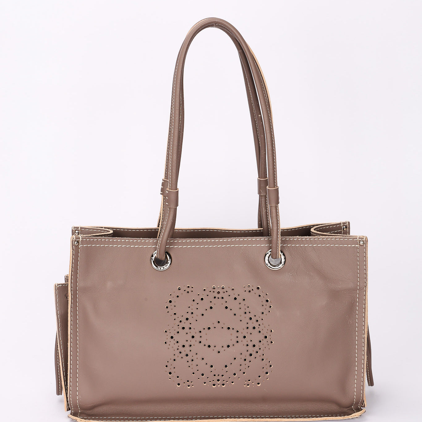 Loewe Anagram Perforated Tote