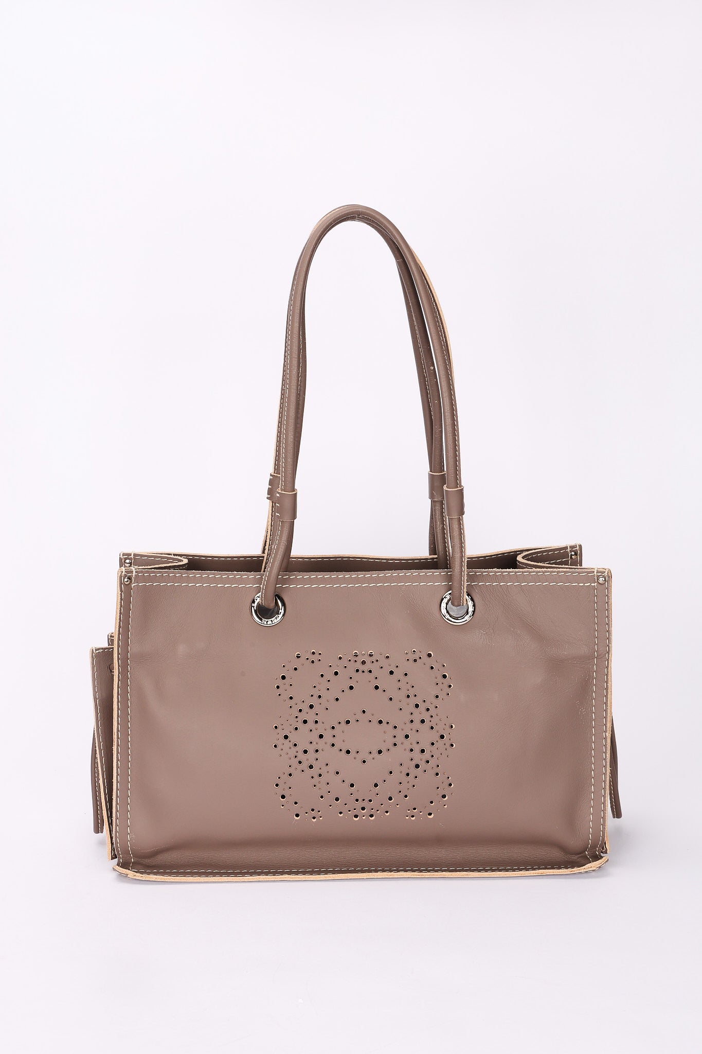Loewe Anagram Perforated Tote