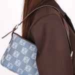 Loewe Anagram Denim Shoulder Bag