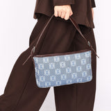 Loewe Anagram Denim Shoulder Bag