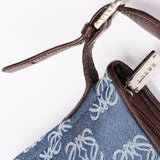 Loewe Anagram Denim Shoulder Bag