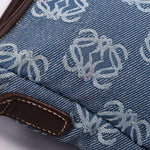 Loewe Anagram Denim Shoulder Bag