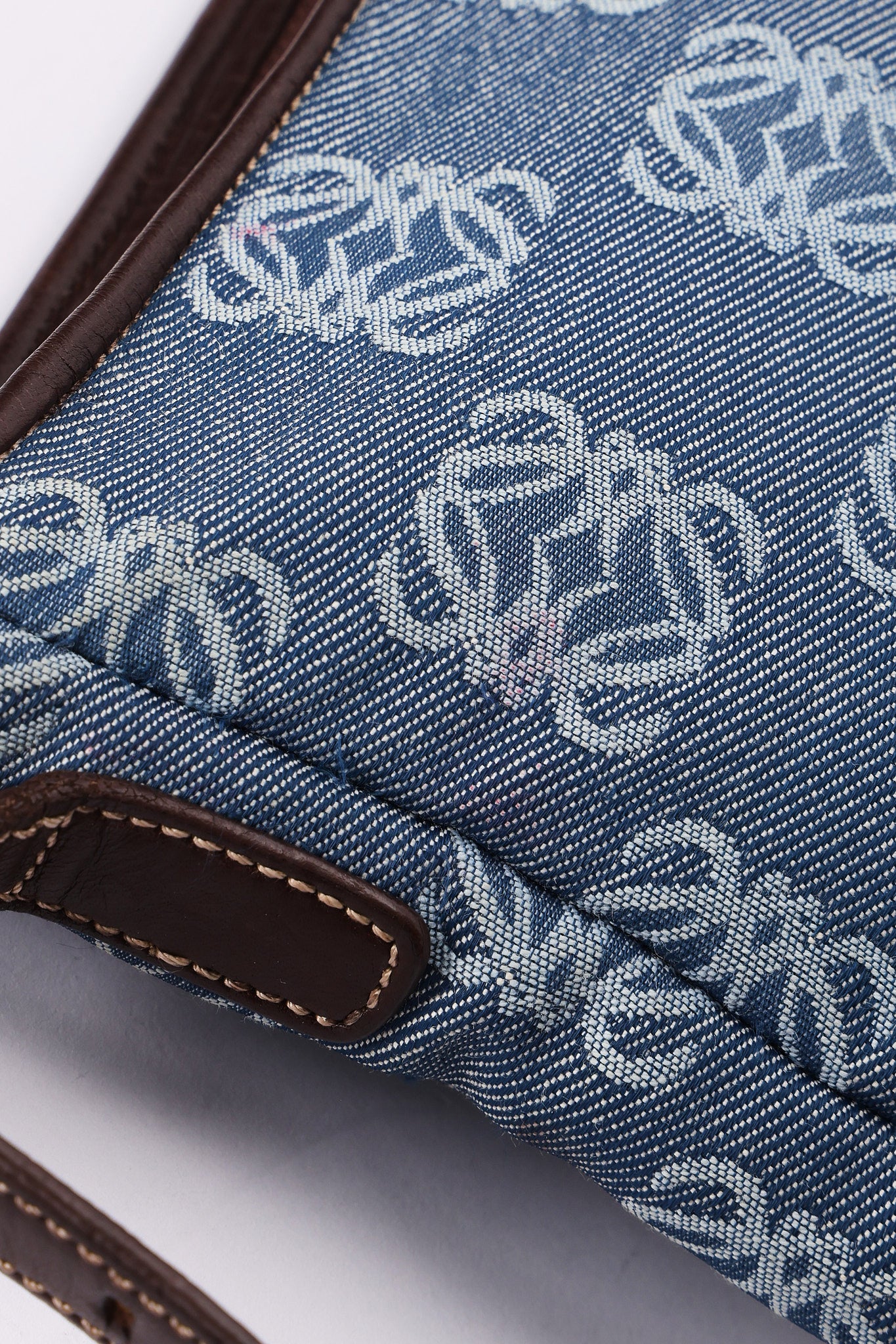Loewe Anagram Denim Shoulder Bag
