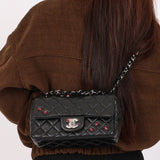 Chanel Lady Bug Mini Rectangle Black Lambskin SHW