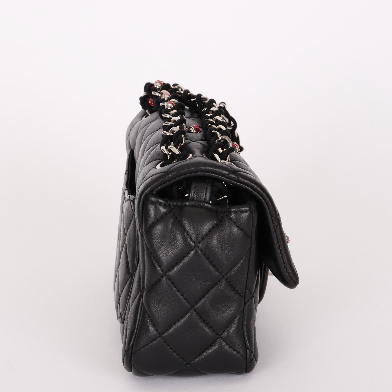 Chanel Lady Bug Mini Rectangle Black Lambskin SHW