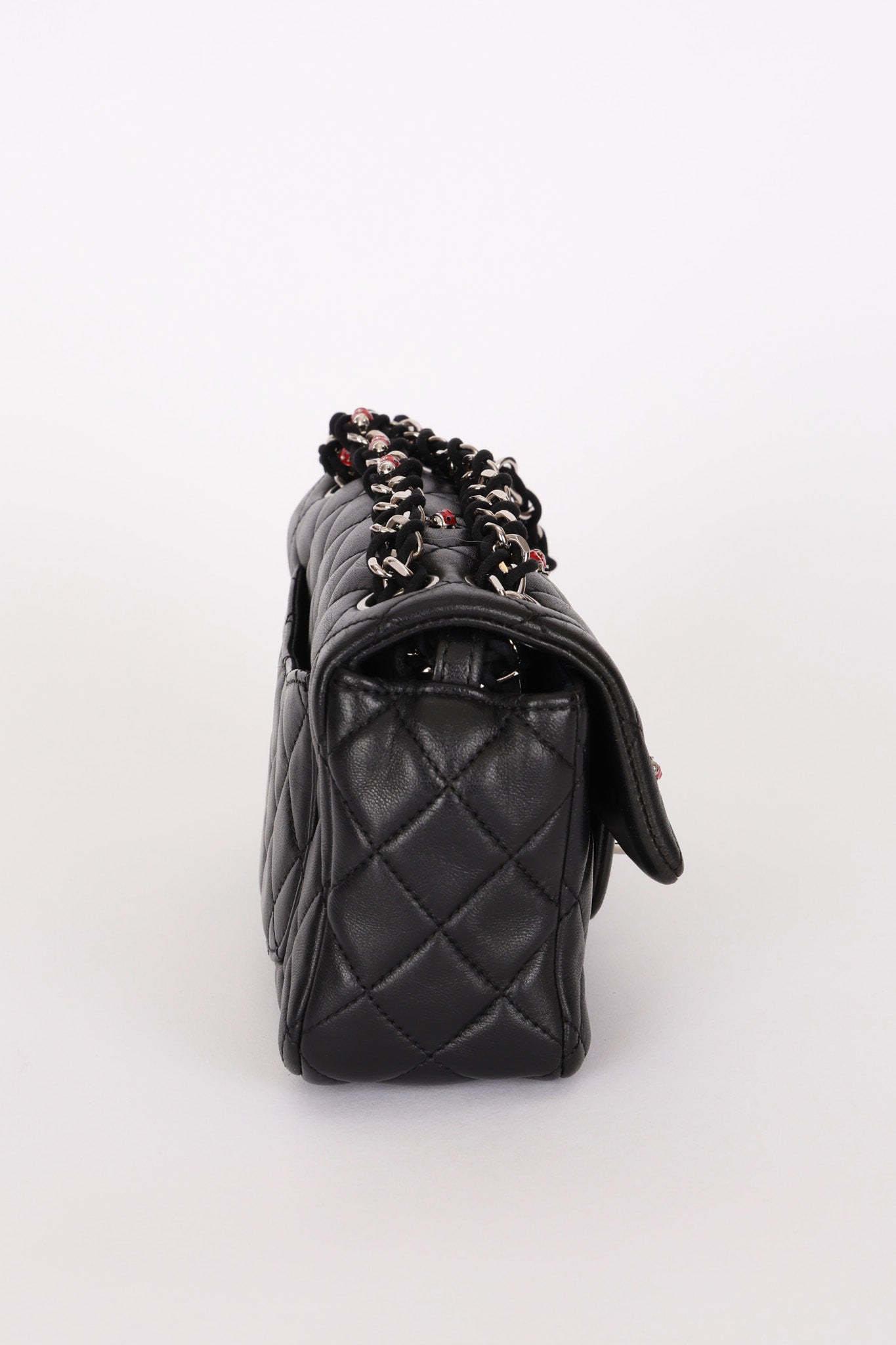 Chanel Lady Bug Mini Rectangle Black Lambskin SHW