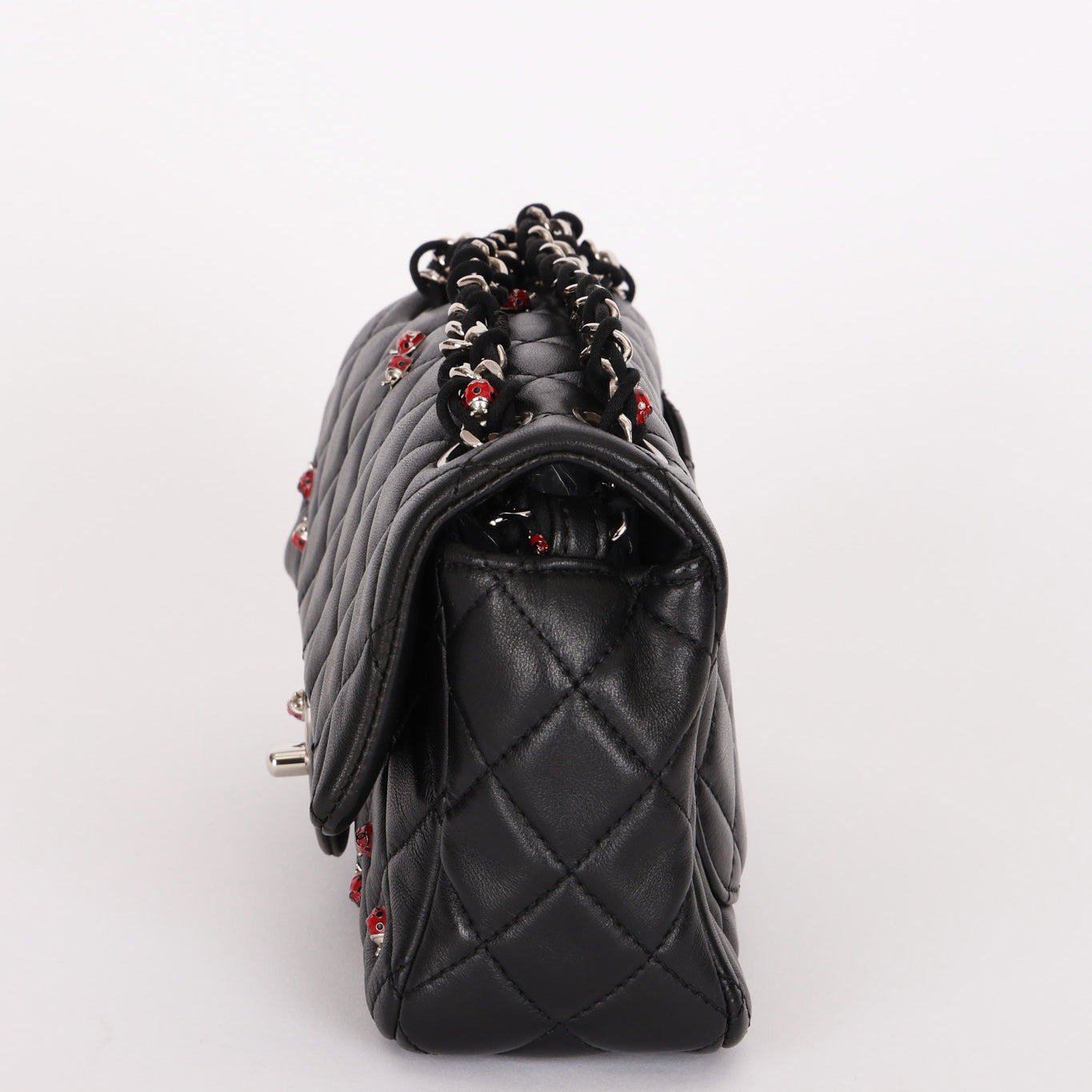 Chanel Lady Bug Mini Rectangle Black Lambskin SHW