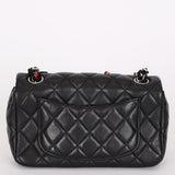Chanel Lady Bug Mini Rectangle Black Lambskin SHW