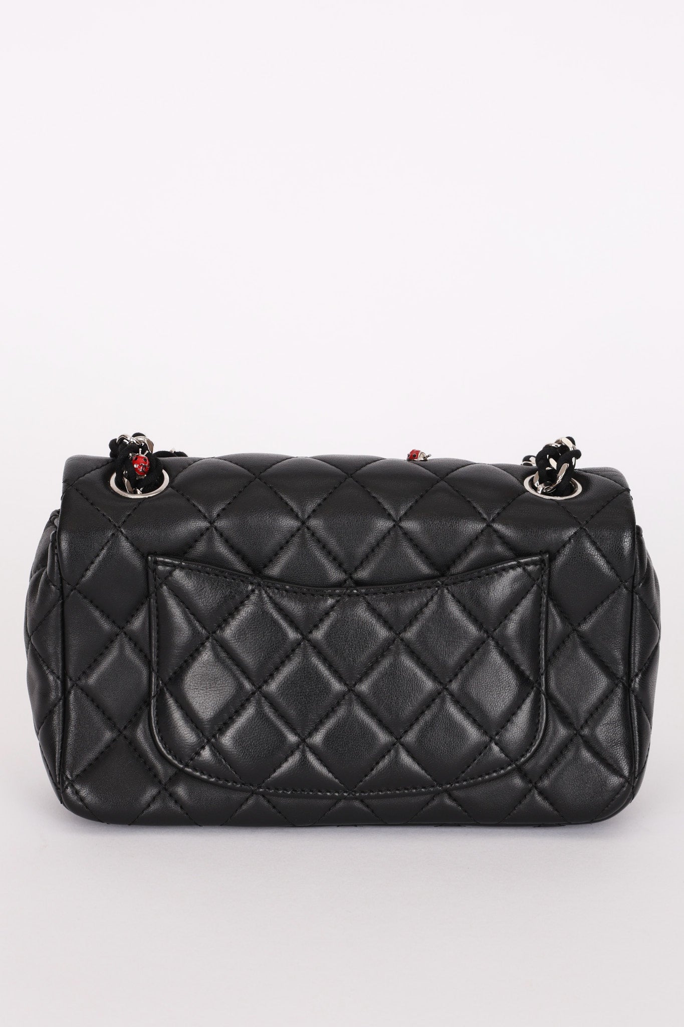 Chanel Lady Bug Mini Rectangle Black Lambskin SHW