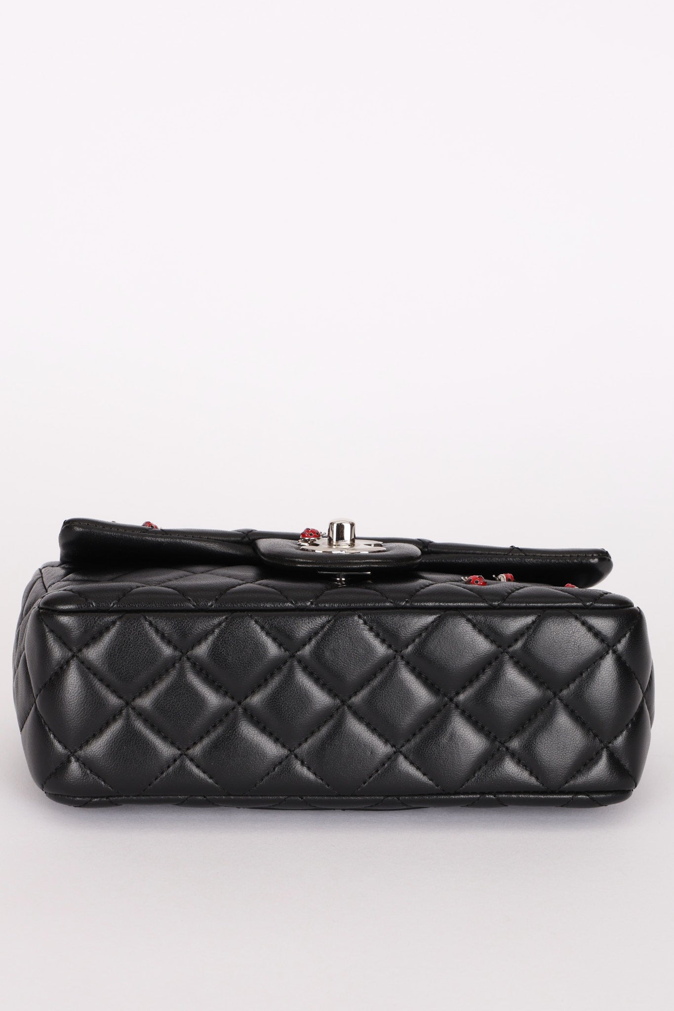 Chanel Lady Bug Mini Rectangle Black Lambskin SHW