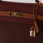 Hermès Kelly 32 (Tricolor) Togo GHW