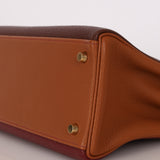 Hermès Kelly 32 (Tricolor) Togo GHW