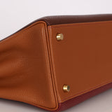 Hermès Kelly 32 (Tricolor) Togo GHW