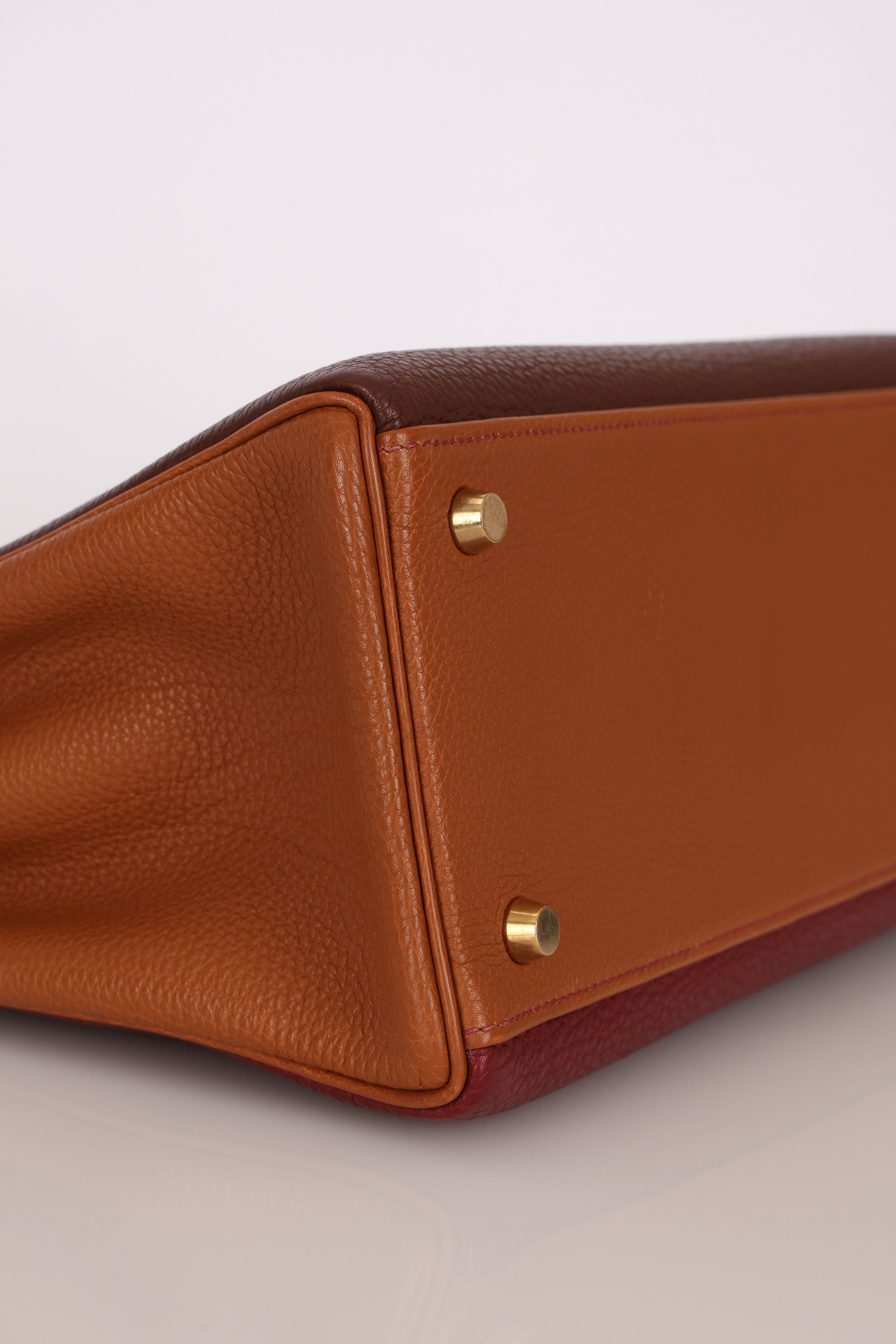 Hermès Kelly 32 (Tricolor) Togo GHW