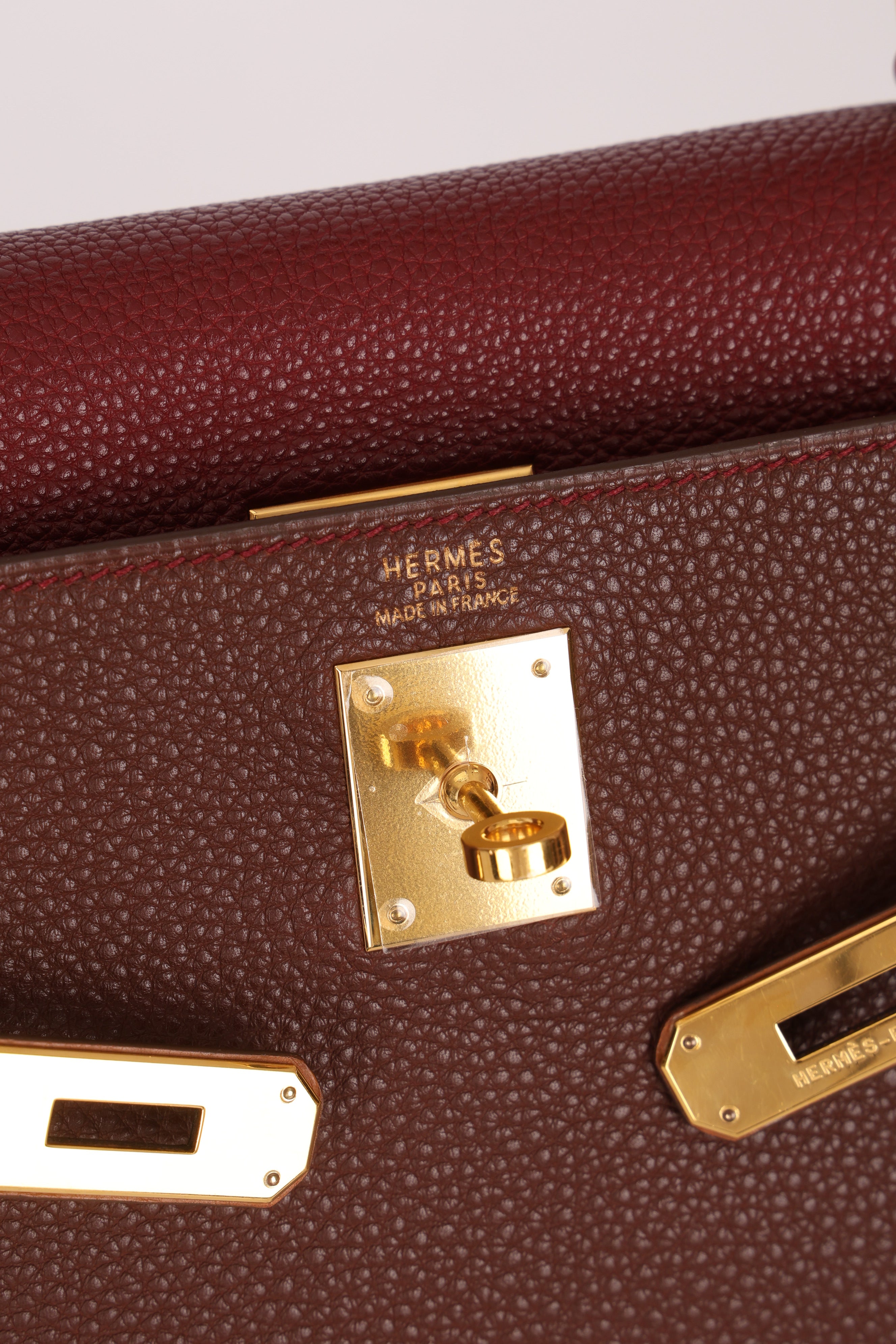 Hermès Kelly 32 (Tricolor) Togo GHW