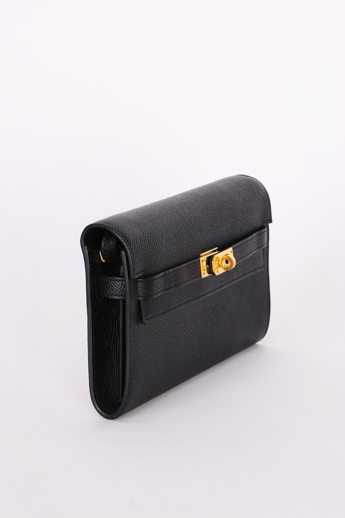 Hermès Kelly to Go Wallet Noir Epsom 2021 GHW