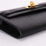 Hermès Kelly to Go Wallet Noir Epsom 2021 GHW