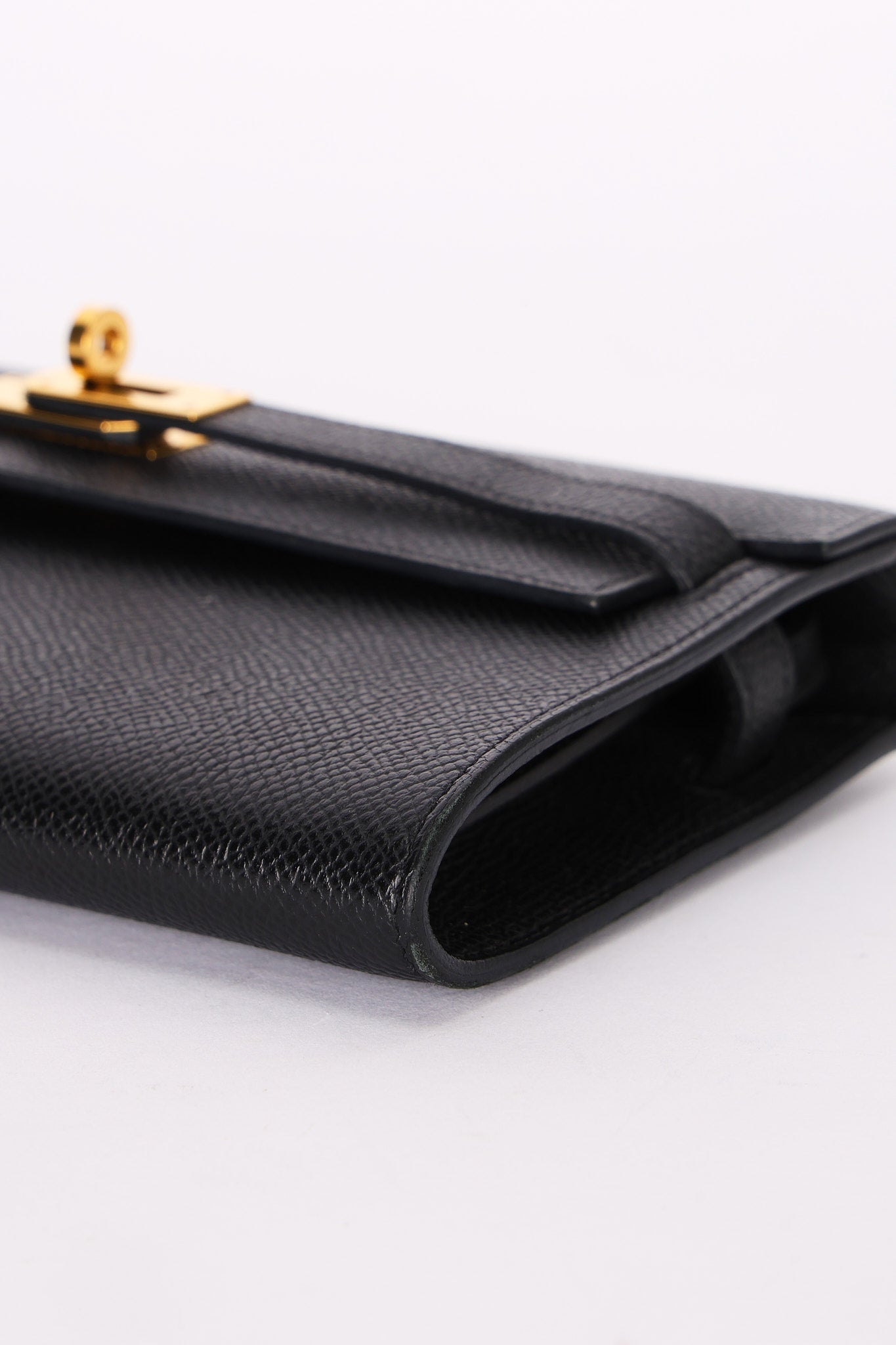 Hermès Kelly to Go Wallet Noir Epsom 2021 GHW