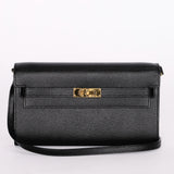 Hermès Kelly to Go Wallet Noir Epsom 2021 GHW