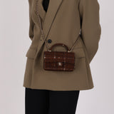 Chanel Mini Rectangular Top Handle Tweed CGHW