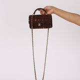 Chanel Mini Rectangular Top Handle Tweed CGHW