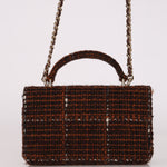 Chanel Mini Rectangular Top Handle Tweed CGHW