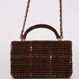 Chanel Mini Rectangular Top Handle Tweed CGHW