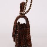Chanel Mini Rectangular Top Handle Tweed CGHW