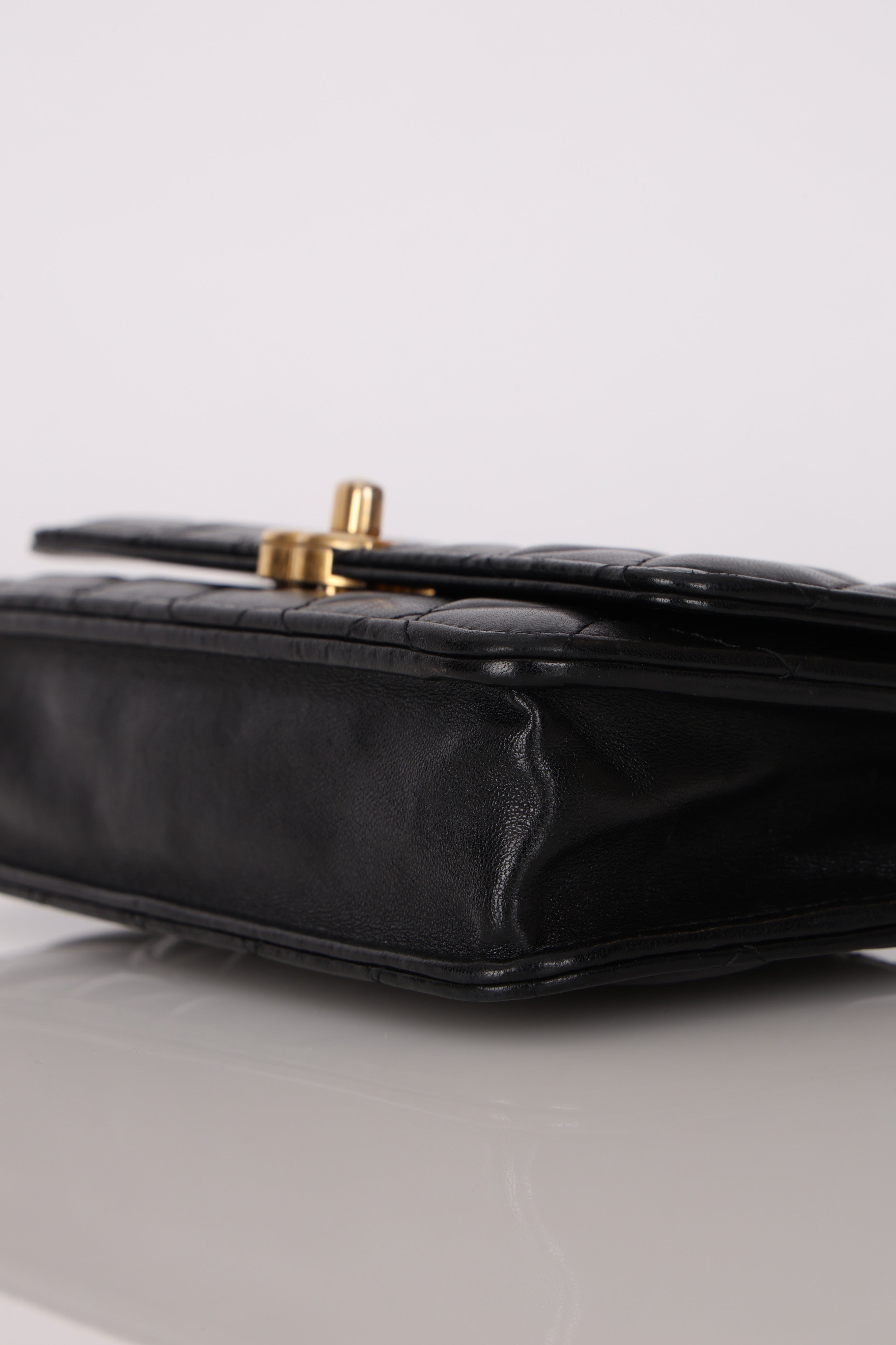 Chanel Turnlock Wallet on Chain Black Lambskin AGHW