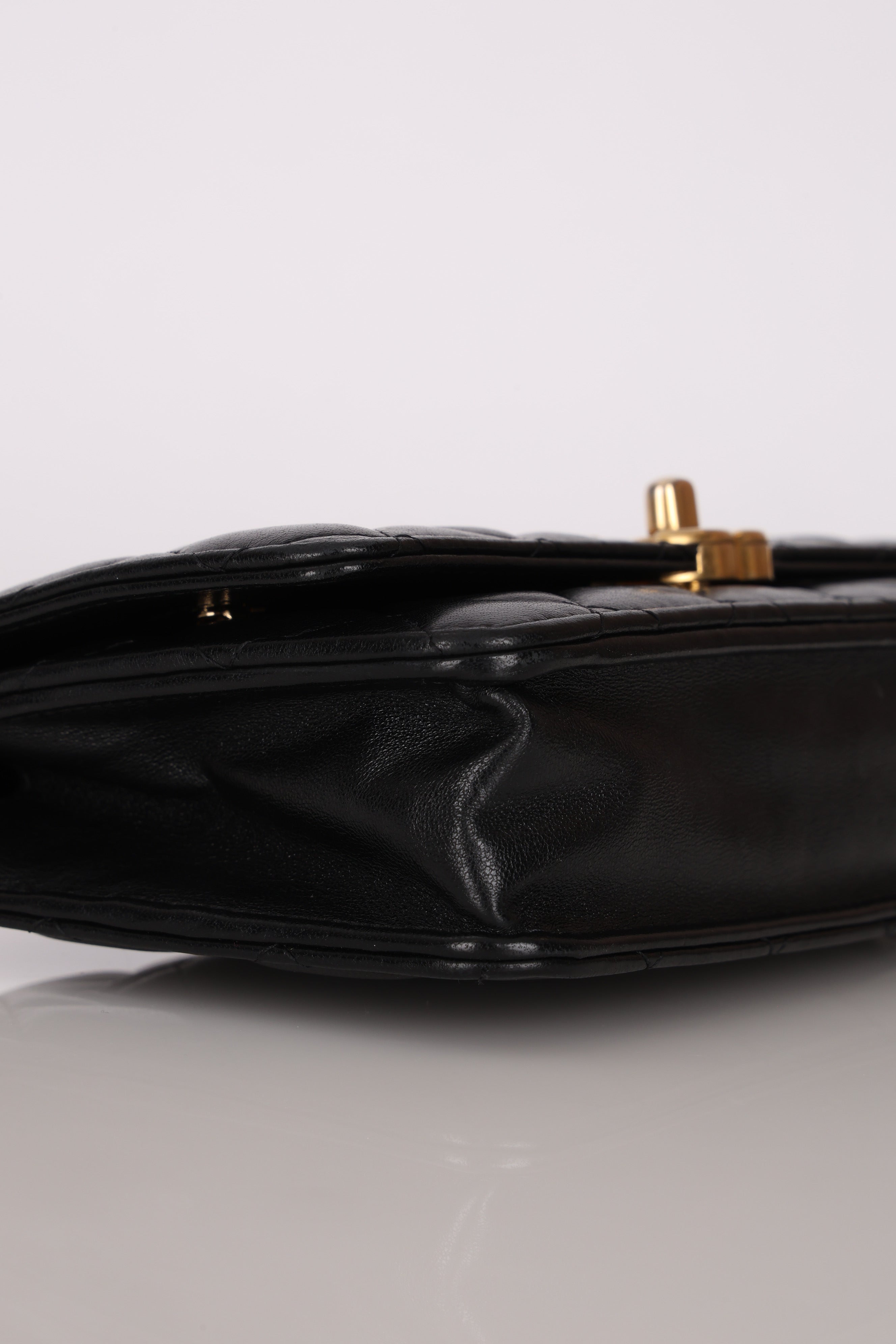 Chanel Turnlock Wallet on Chain Black Lambskin AGHW