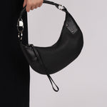 Gucci Half Moon Leather Hobo