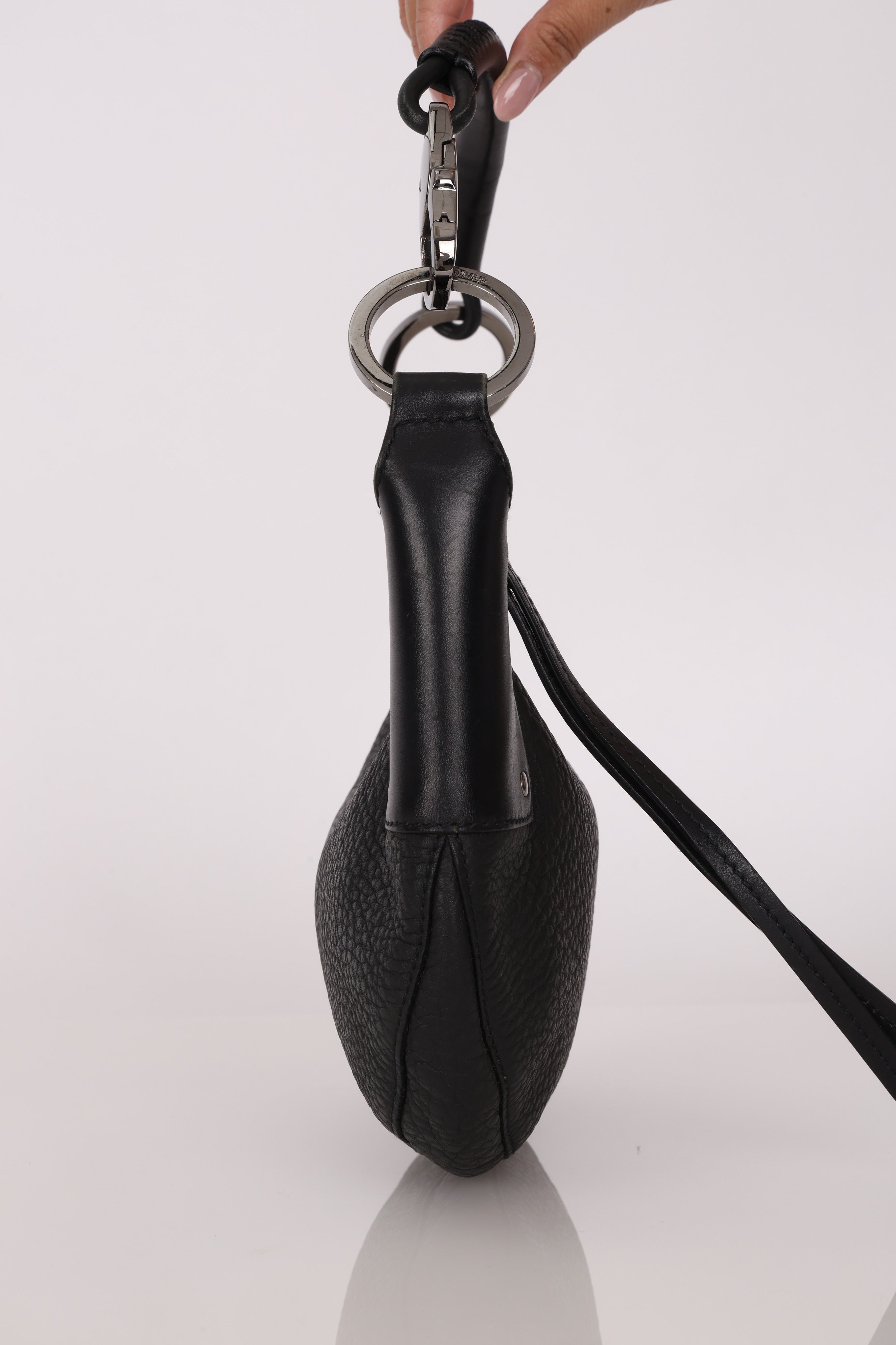 Gucci Half Moon Leather Hobo