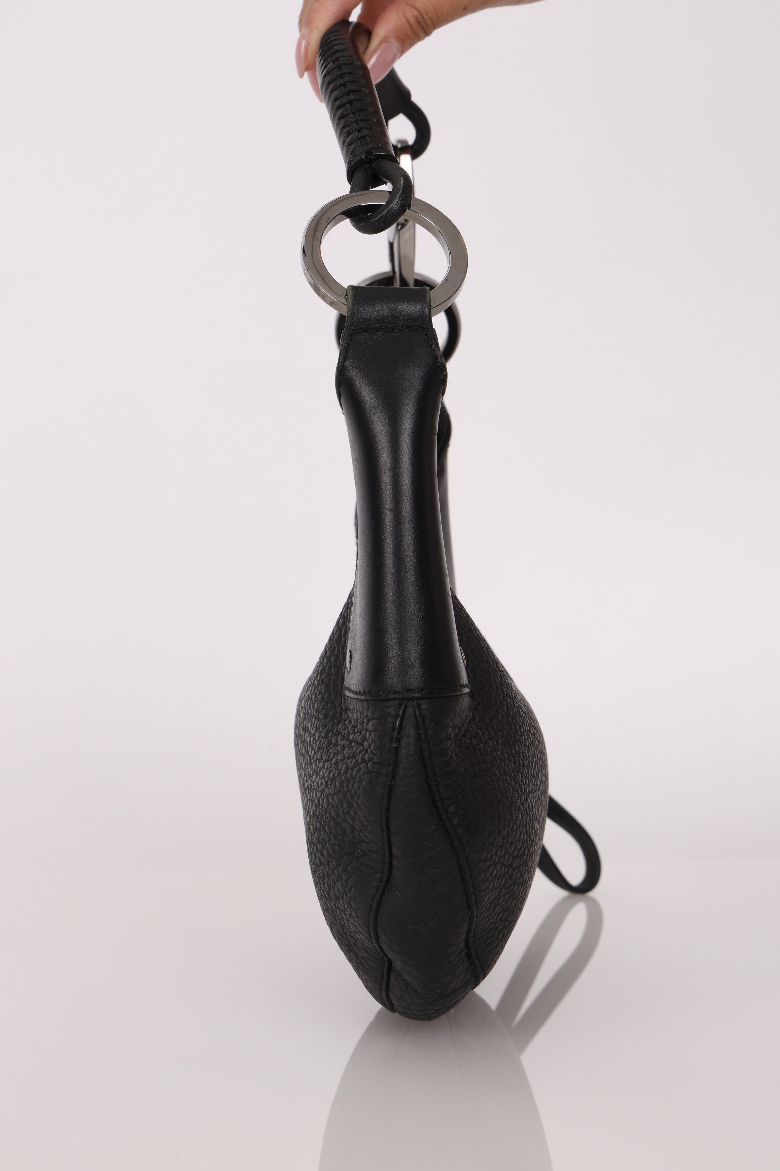 Gucci Half Moon Leather Hobo