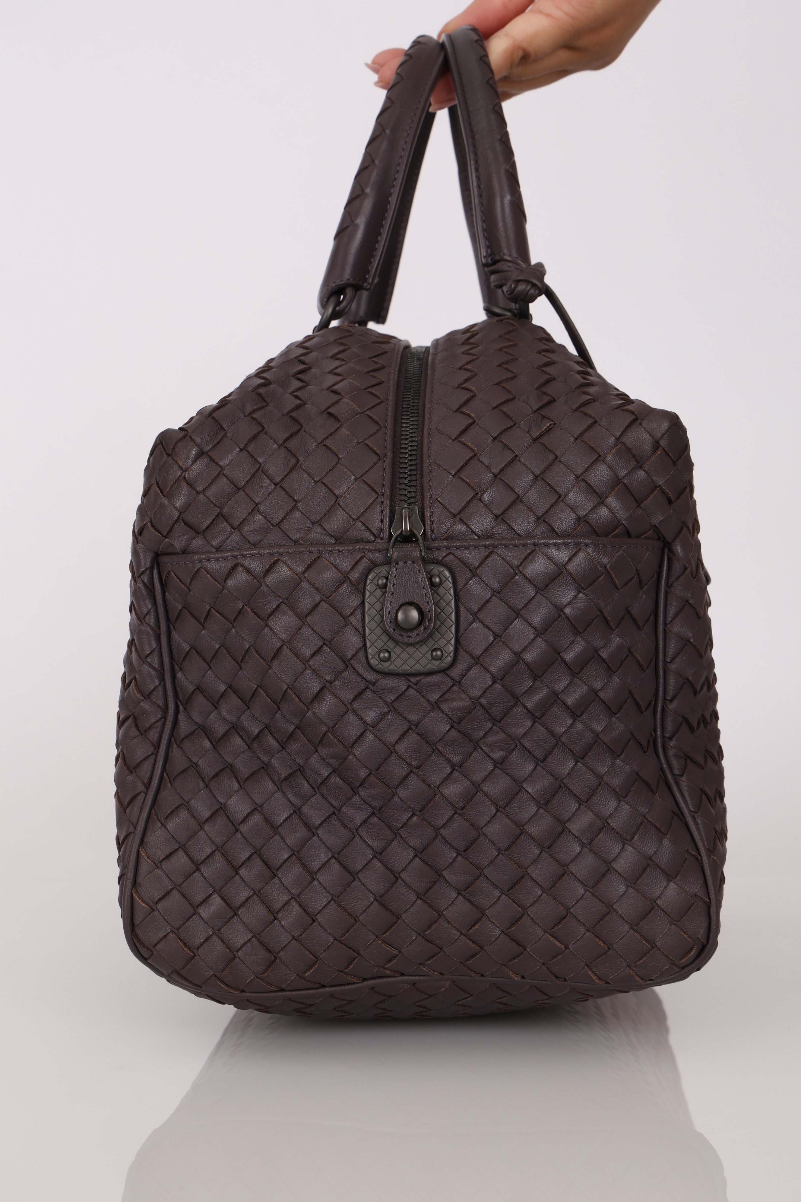 Bottega Veneta Intrecciato Boston Bag
